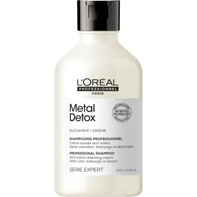 L'Oreal Shampoo Metal Detox per Capelli colorati e Danneggiati 300 ml