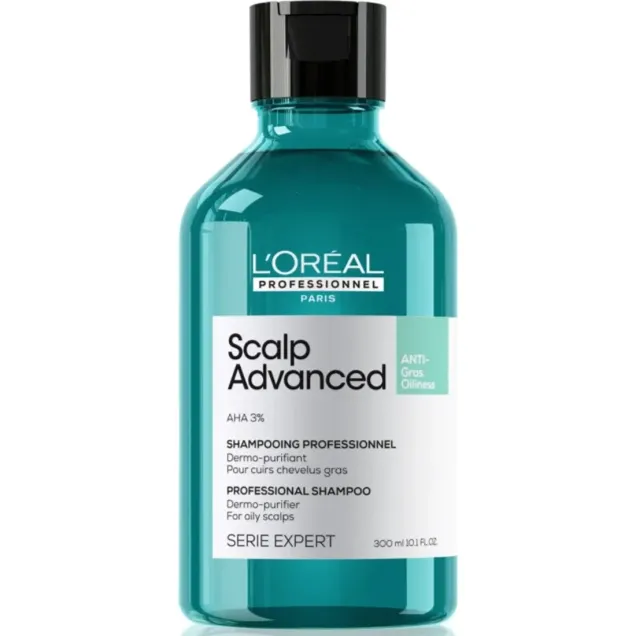 L'Oreal Shampoo per Capelli Grassi Scalp Advanced anti-oiliness 300 ml