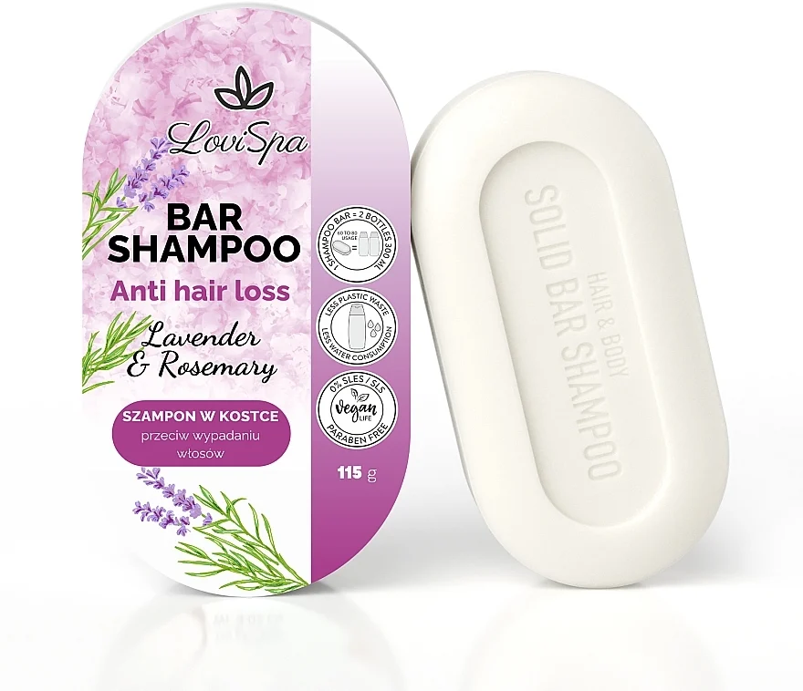 Shampoo solido anticaduta