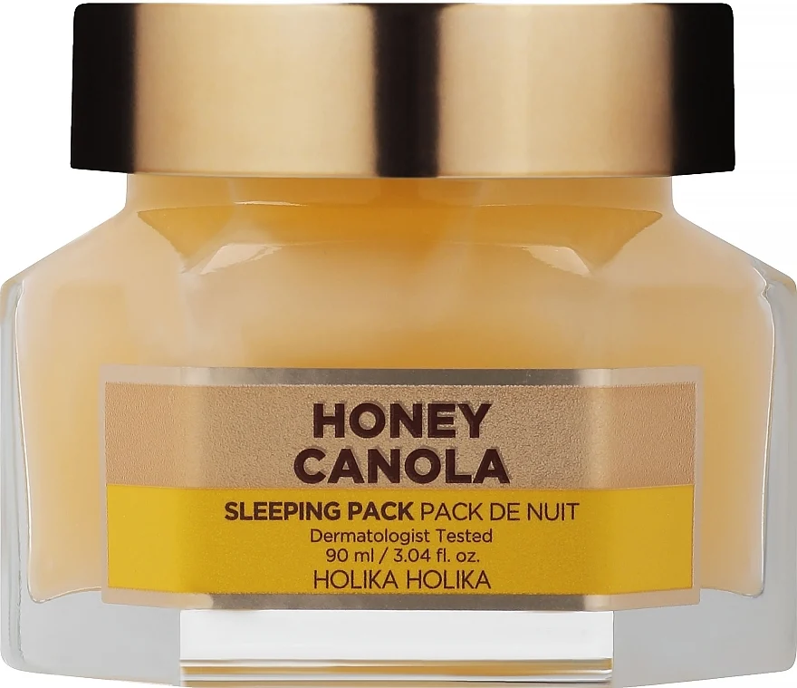 Maschera con miele e colza da notte