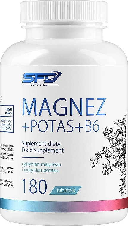 Integratore alimentare Magnesio + Potassio + B6
