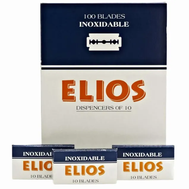 Lame Elios Intere per Rasoio da Barba Confezione da 100 pz.