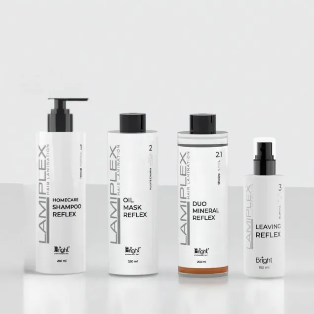 Laminazione Capelli Trattamento Professionale Lamiplex Bright 4 Pz