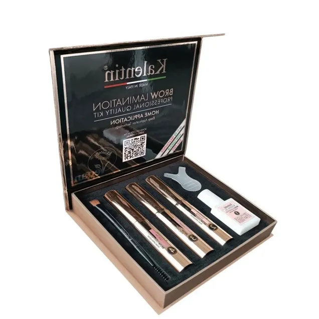 Laminazione Sopracciglia Kit 10 Applicazioni Fai da Te Kalentin