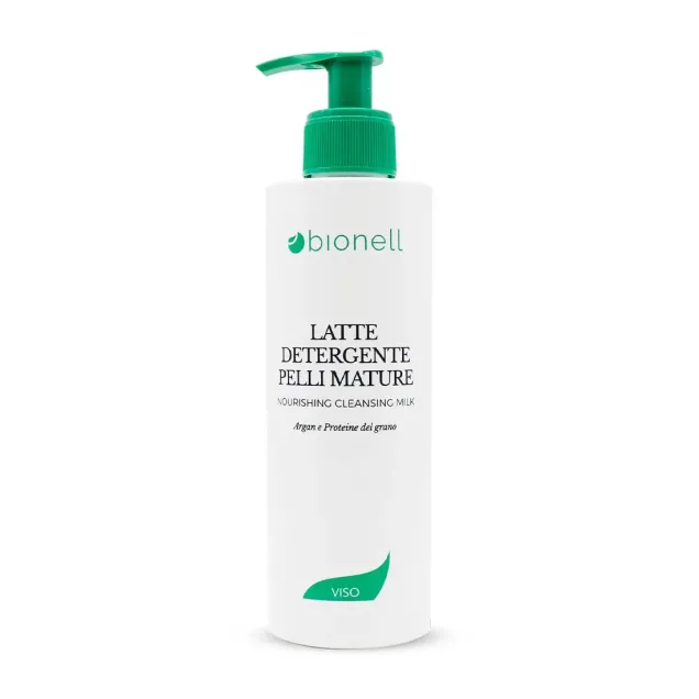 Latte Detergente Nutriente Pelli Mature Professionale Bionell Senza Parabeni 300 ml