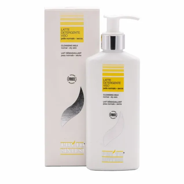 Latte Detergente Viso per Pelli Normali e Secche Phyto Sintesi 200 ml