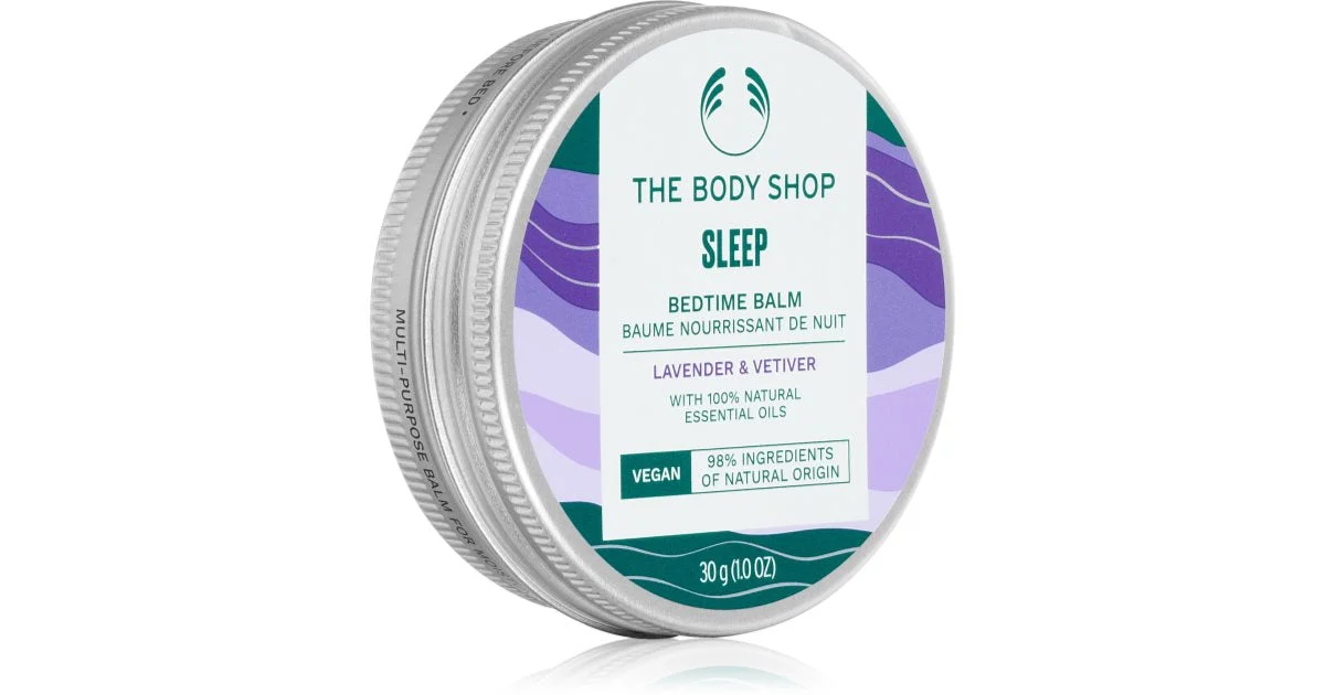 The Body Shop Lavanda & Vetiver balsamo notte per pelli secche 30 g