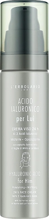 Crema viso da uomo con acido ialuronico