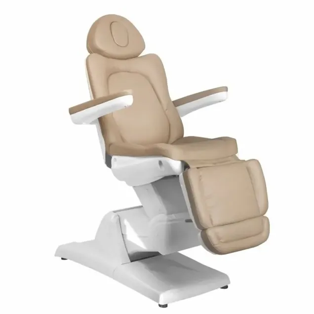 Lettino Elettrico Estetica da Massaggi 3 Motori Professionale Beige