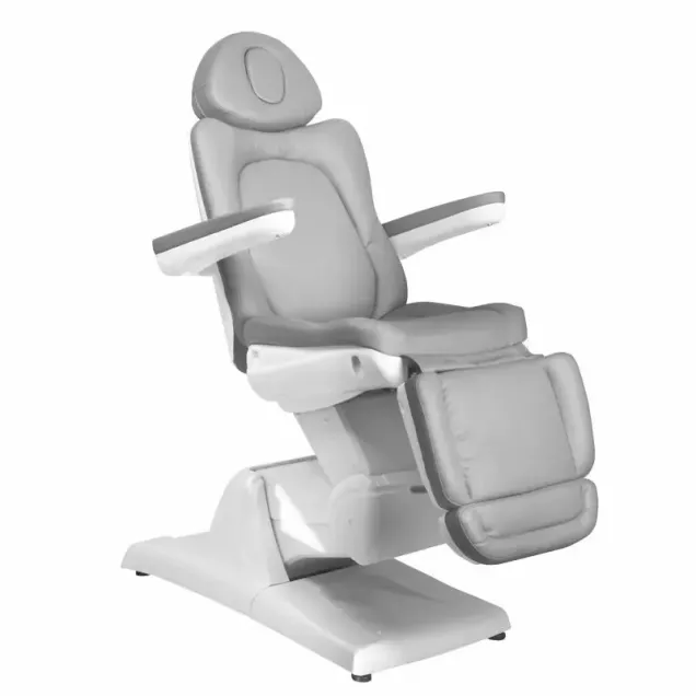 Lettino Elettrico Estetica da Massaggi 3 Motori Professionale Grigio