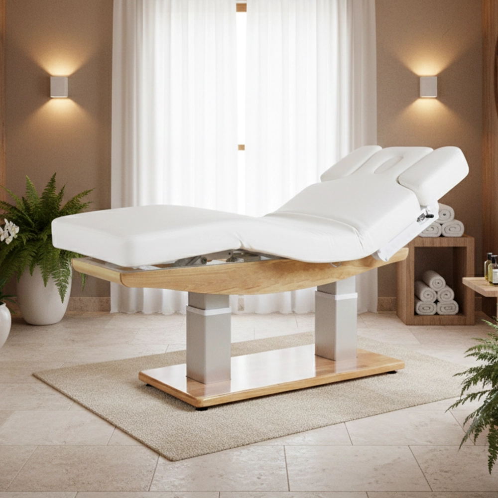 Lettino elettrico 4 motori con riscaldamento per centro estetico massaggi spa Troch Smart Weelko