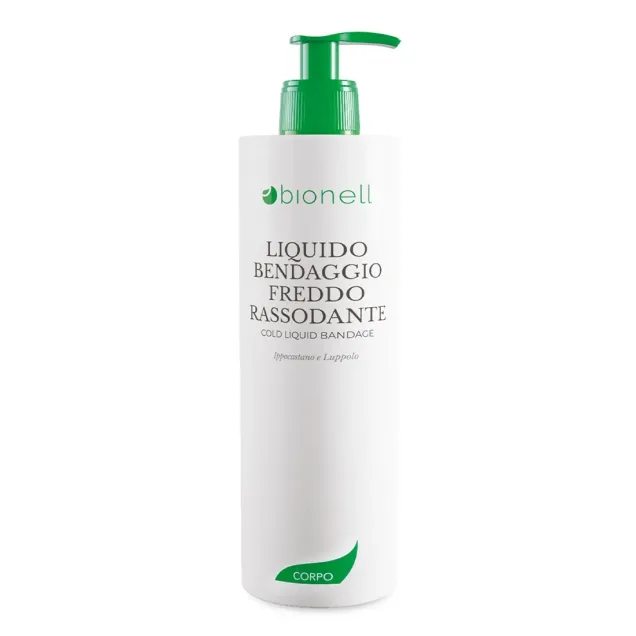 Liquido Bendaggio Rassodante Freddo Professionale Bionell Senza Parabeni 500 ml