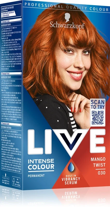 Schwarzkopf LIVE Intense Colour tinta permanente per capelli colore 030 Mango Twist