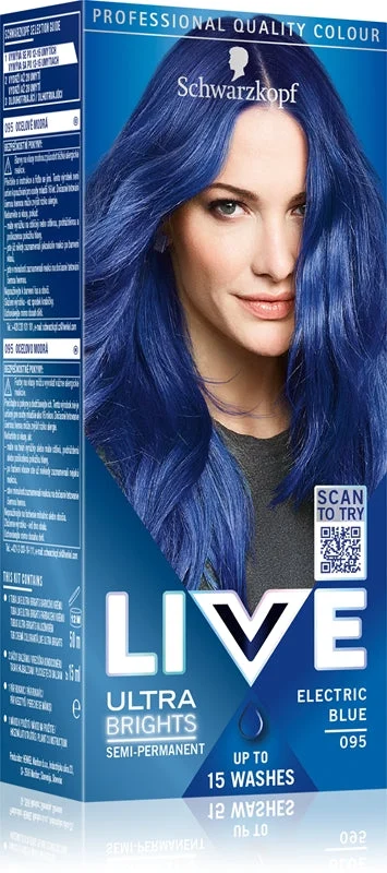 Schwarzkopf LIVE Ultra Brights or Pastel tinta per capelli semipermanente colore 095 Electric Blue