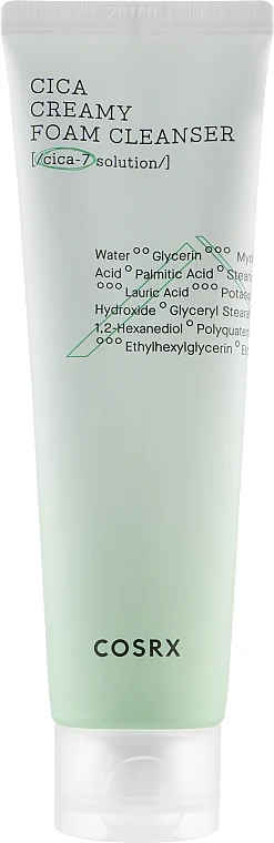 Schiuma detergente cremosa