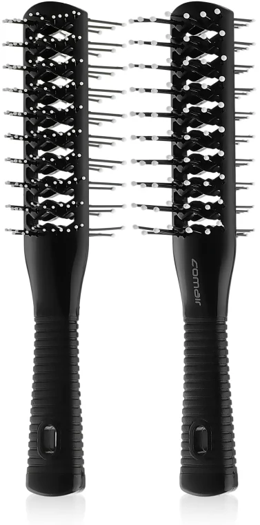 Spazzola-tunnel a doppia faccia, nera, 21,5 cm