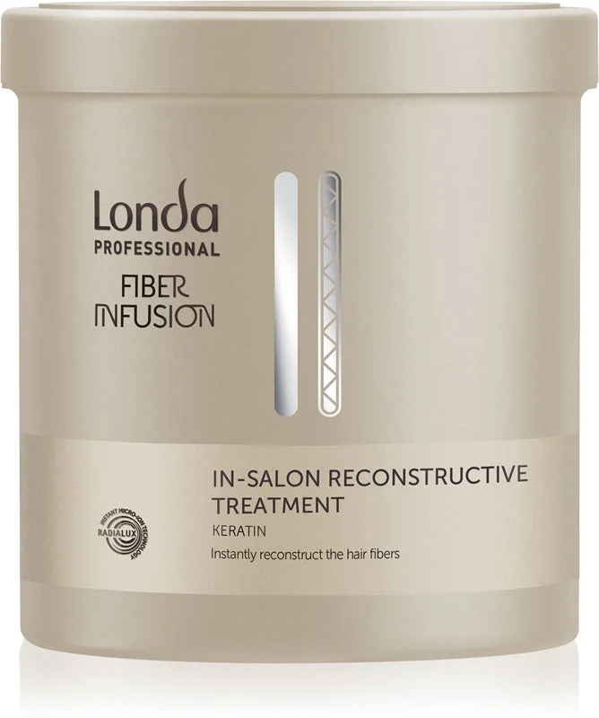 Londa Professional Fiber Infusion In-Salon Reconstructive Trattamento maschera rigenerante per capelli rovinati con cheratina 750 ml