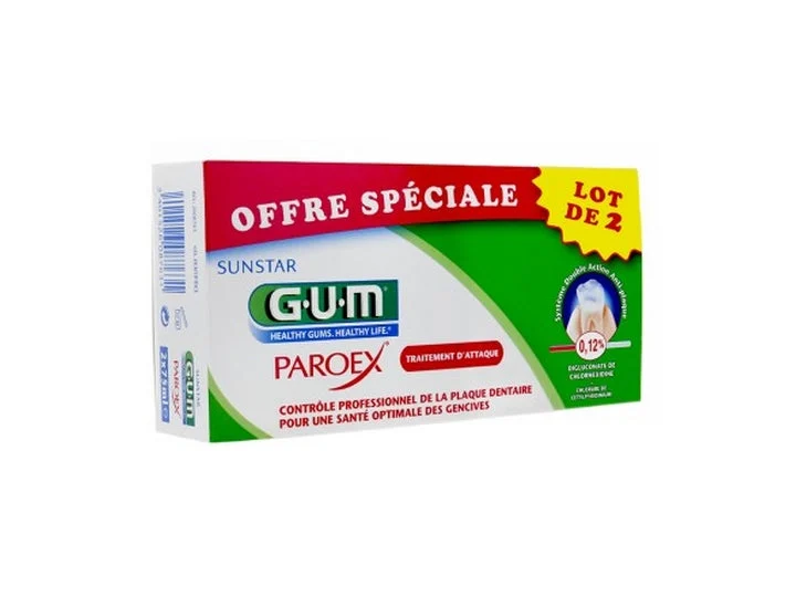 Gum Dentifricio Paroex 2x75ml