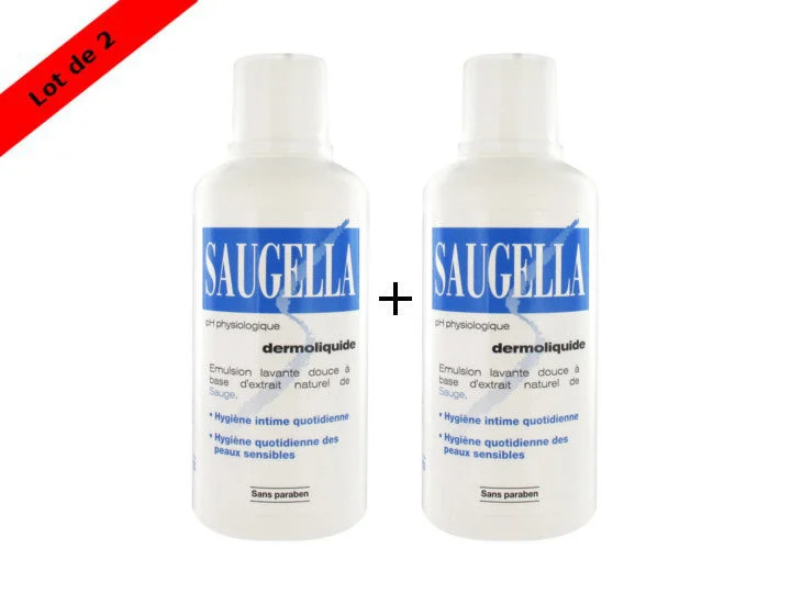 Saugella Dermoliquid Emulsione Lavante 2x500ml