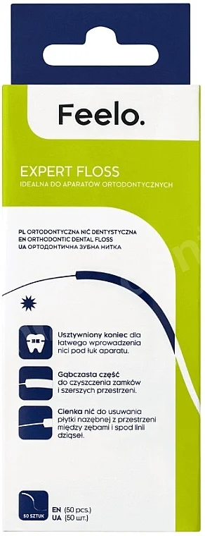 Filo interdentale per apparecchi ortodontici