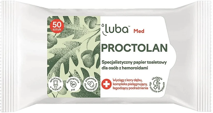 Carta igienica umida per persone con emorroidi