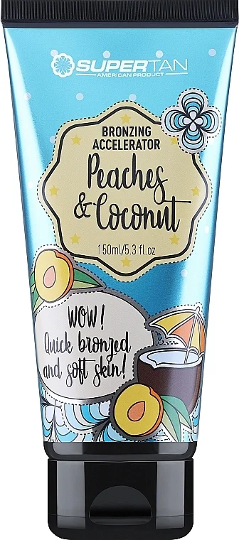 Crema acceleratrice di abbronzatura "Pesche e cocco"