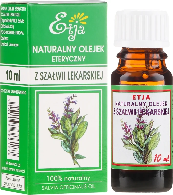 Olio essenziale di salvia naturale