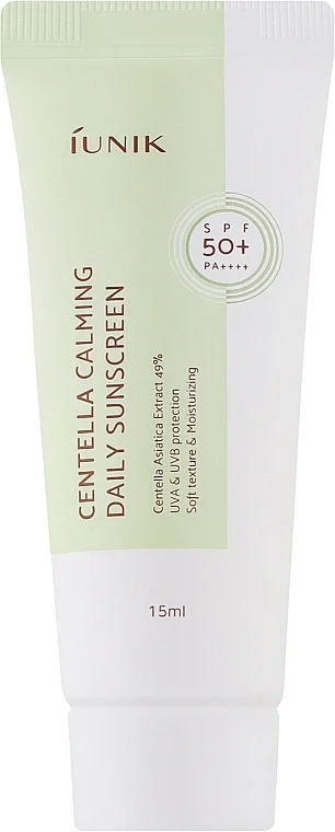 Crema solare con estratto di centella