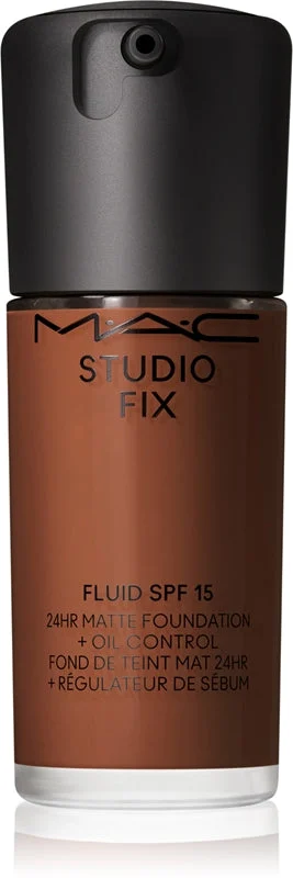 MAC Cosmetics Studio Fix Fluido SPF 15 24HR Matte fondotinta opacizzante SPF 15 colore NC63 30 ml