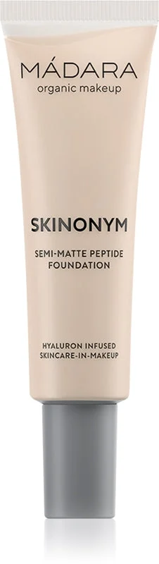 MÁDARA Skinonym Semi-Matte Peptide fondotinta lunga tenuta con peptidi colore #15 Stone 30 ml