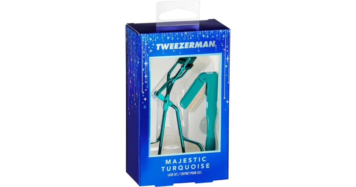 Tweezerman Majestic Turquoise confezione regalo per le ciglia