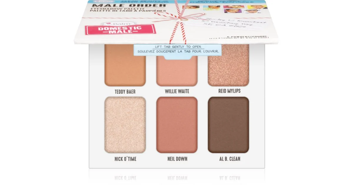 theBalm Male Order® Domestic Male palette di ombretti 13,2 g