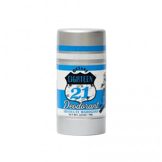 18.21 Man Made Deodorant Absolute Mahogany 75g - deodorante roll-on uomo "Mogano Assoluto"