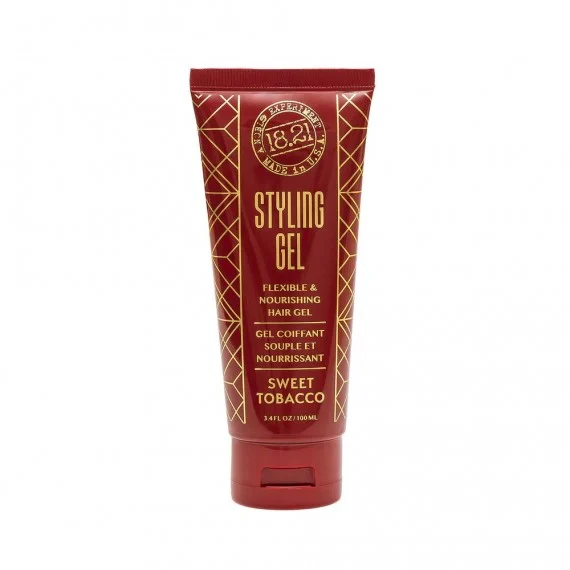 18.21 Man Made Styling Gel Sweet Tobacco 100ml - gel styling uomo idratante tenuta flessibile