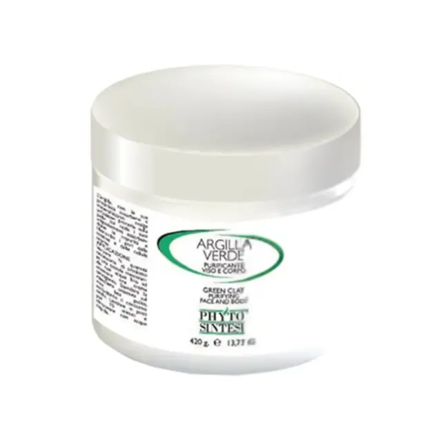 Maschera all'Argilla Verde per Viso e Corpo Professionale 420 gr.