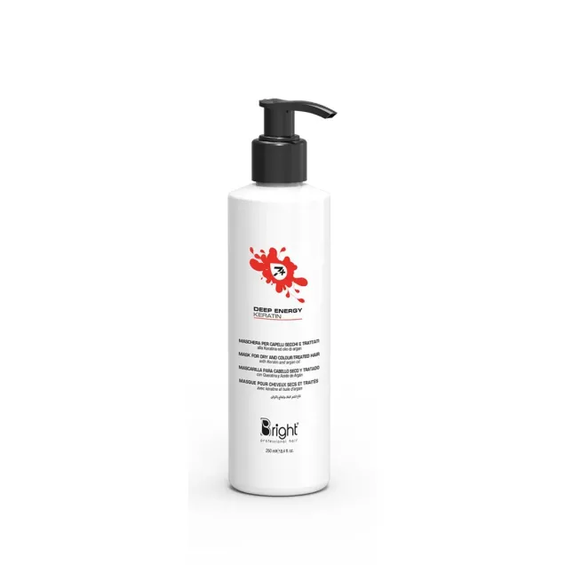 Maschera alla Cheratina per Capelli Secchi e Trattati Bright Deep Energy 250 ml