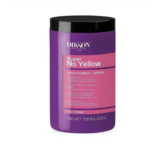 Maschera Capelli Antigiallo Super No Yellow DiksoPrime 1000 ml