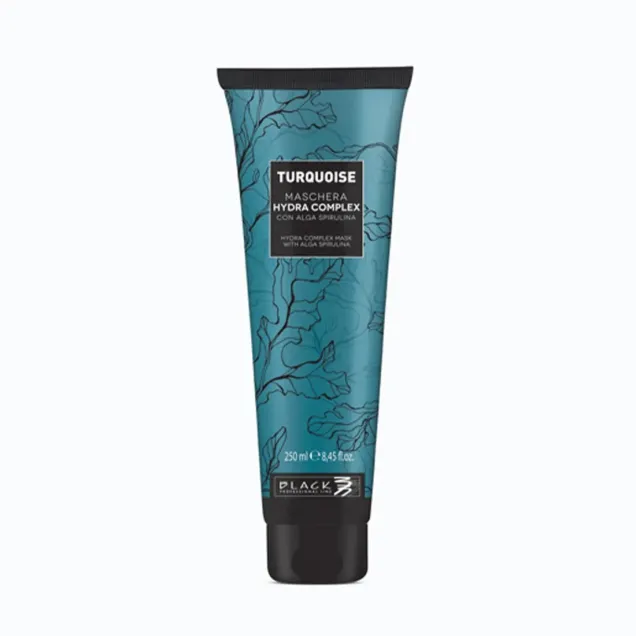 Maschera Capelli Sottili Idratante 250 ml Turquoise Black Professional