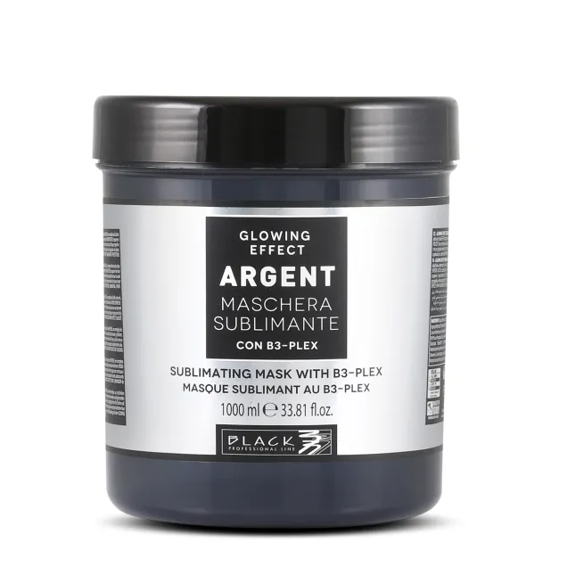 Maschera Capelli Argent Sublimante con B3-PLEX 1000 ml – Black Professional