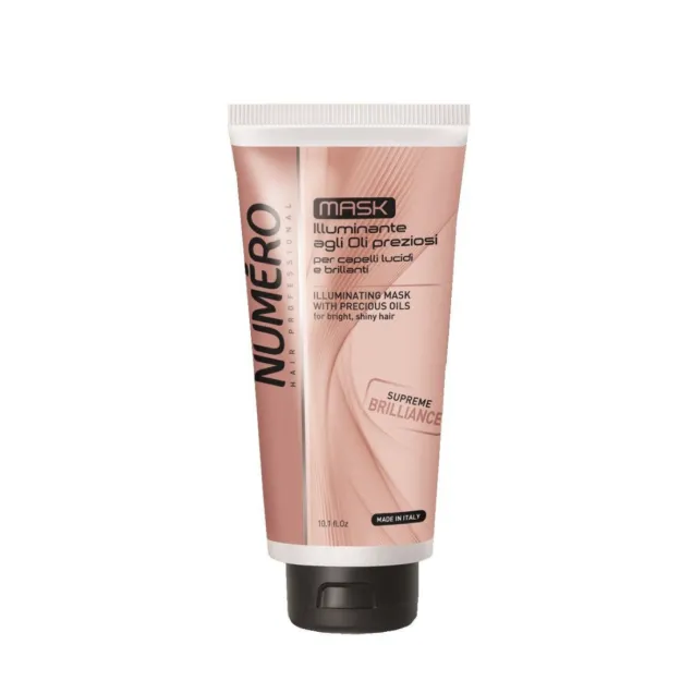 Maschera Illuminante per Capelli Lucidi 300 ml. Numero Hair