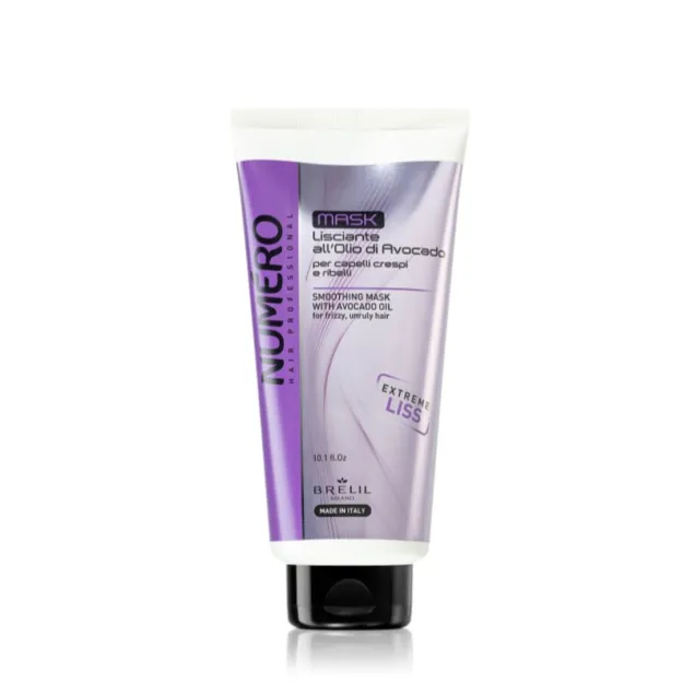 Maschera Lisciante per Capelli Crespi 300 ml. Numero Hair