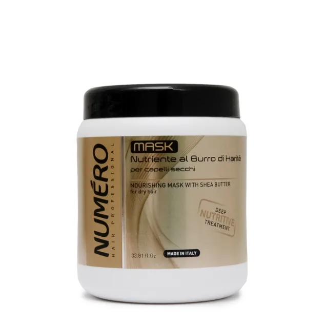 Maschera Nutriente per Capelli Secchi 1000 ml. Numero Hair