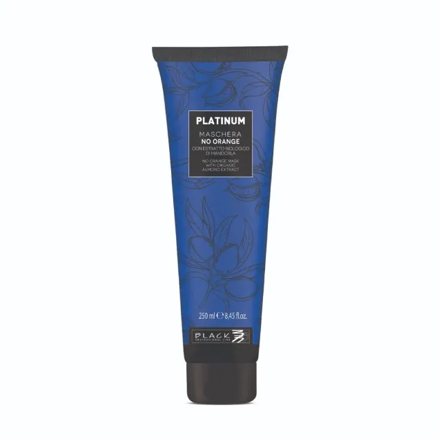 Maschera per Capelli Antiarancio 250 ml Platinum No Orange Black Professional
