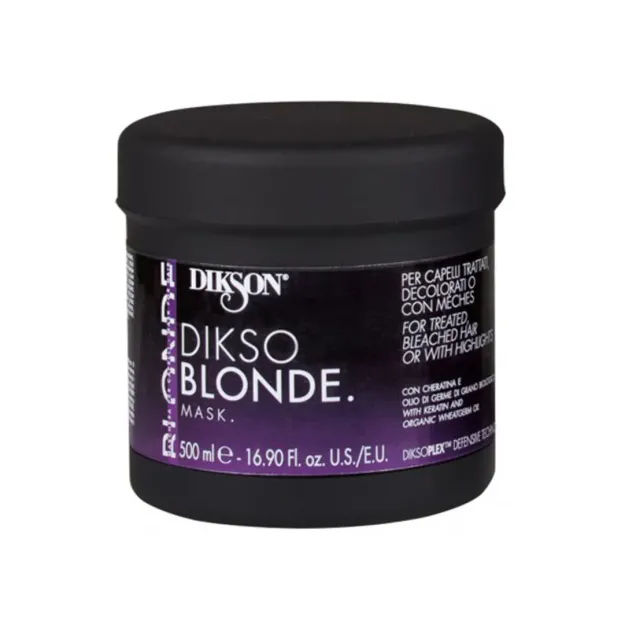 Maschera per Capelli Trattati Decolorati o con Méches 500 ml Dikso Blonde