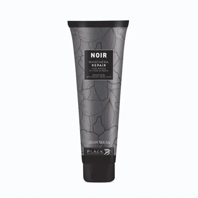 Maschera per Capelli Secchi e Crespi Riparatrice 250 ml Noir Black Professional