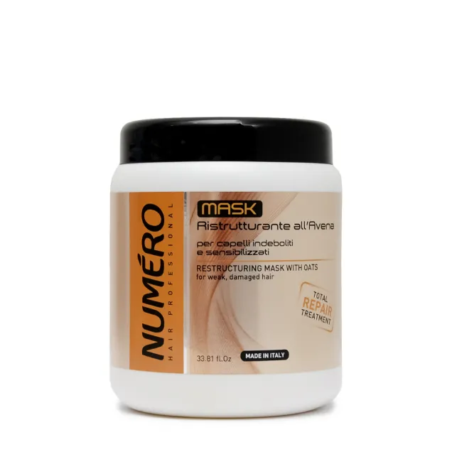 Maschera Ristrutturante per Capelli Sensibili 1000 ml. Numero Hair