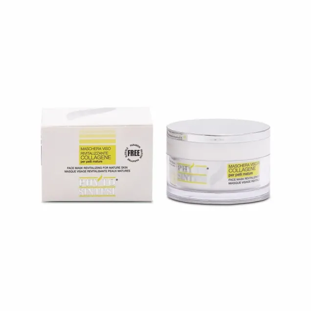 Maschera Viso Antirughe al Collagene Rivitalizzante Phyto Sintesi 50 ml
