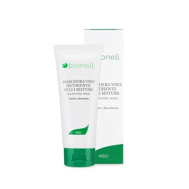 Maschera Viso Nutriente Pelli Mature Professionale Bionell Senza Parabeni 100 ml