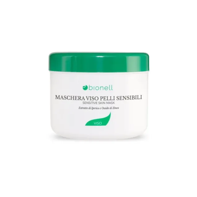 Maschera Viso Pelli Sensibili Bionell Senza Parabeni 500 ml