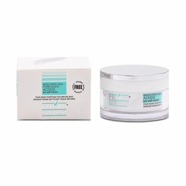 Maschera Viso Purificante per Pelli Impure Acneis Professionale Phyto Sintesi 50 ml